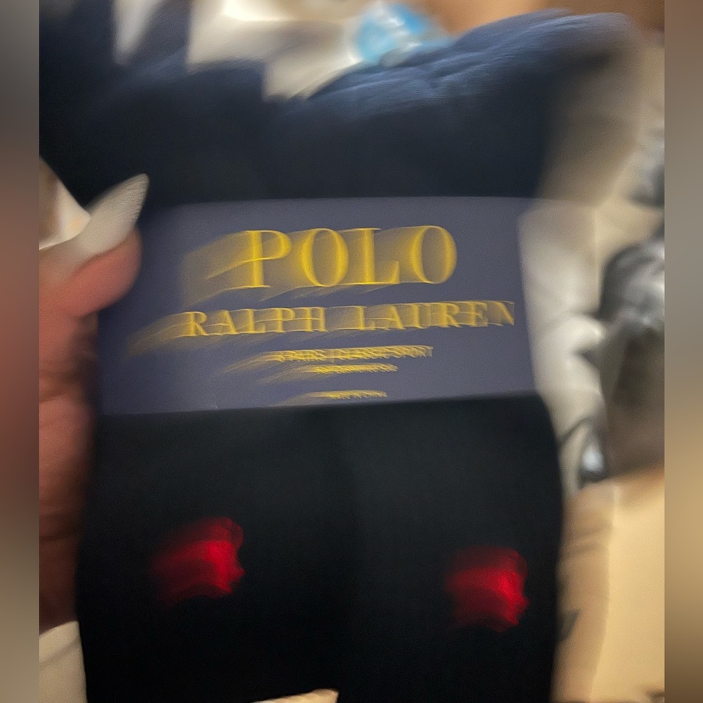 Navy blue Polo socks
